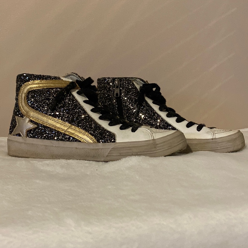 Shu Shop Pia glitter high top sneakers